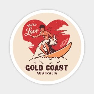 Vintage Surfing You'll Love Gold Coast, Australia // Retro Surfer's Paradise Magnet